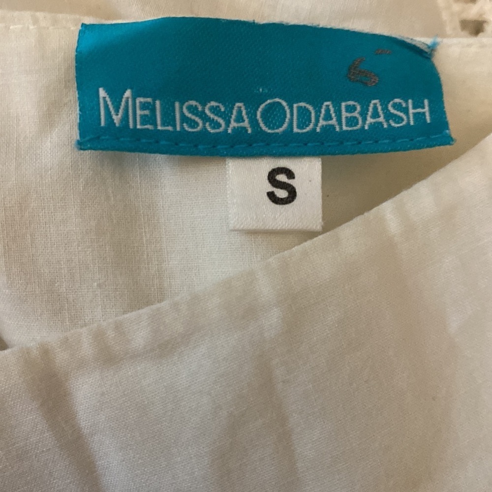 Melissa Odabash White Crochet Mini Dress | Size S | Resort Beach Cover Up - Picture 5 of 7